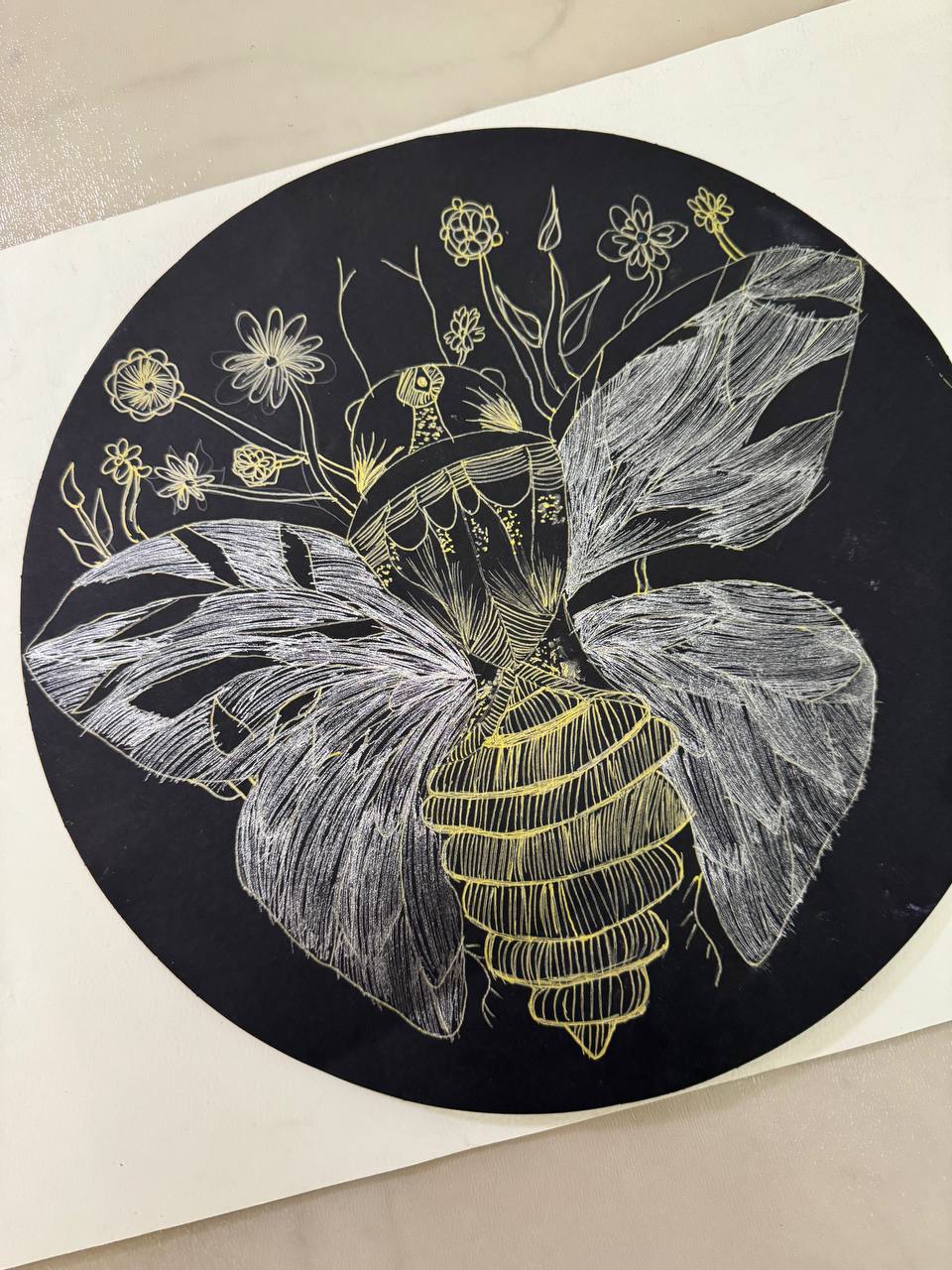 Student artwork, object details
